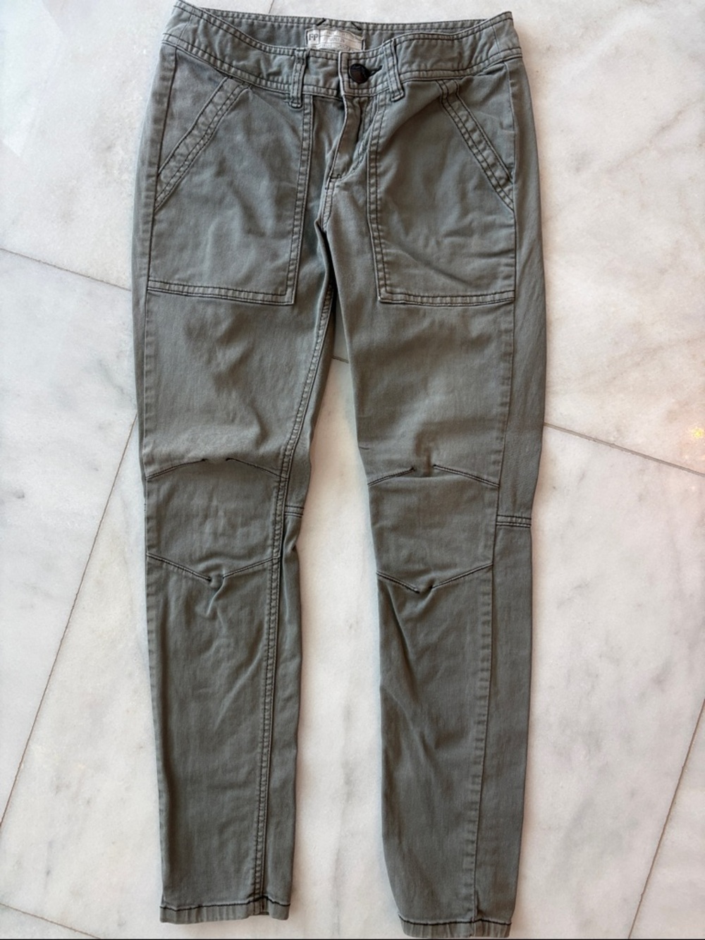 Free People Green Utility Jogger Pants